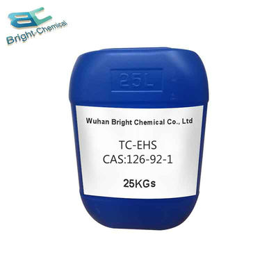 Nikel kaplama için sarı boya nemlendirici ajan TC-EHS Sodyum 2-Etilheksil Sülfat CAS 126-92-1 40% sıvı