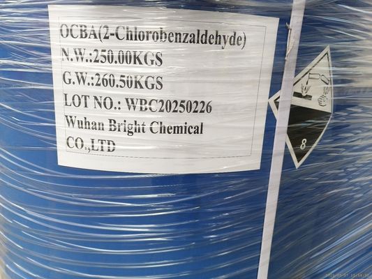 OCBA 2-Klorobenzaldehit 99.5% Sıvı Cas 89-88-5 Galvanizli Düzleştirme Ajanı Tahıl Rafineri Ajanı, Galvanizli Aydınlatıcı